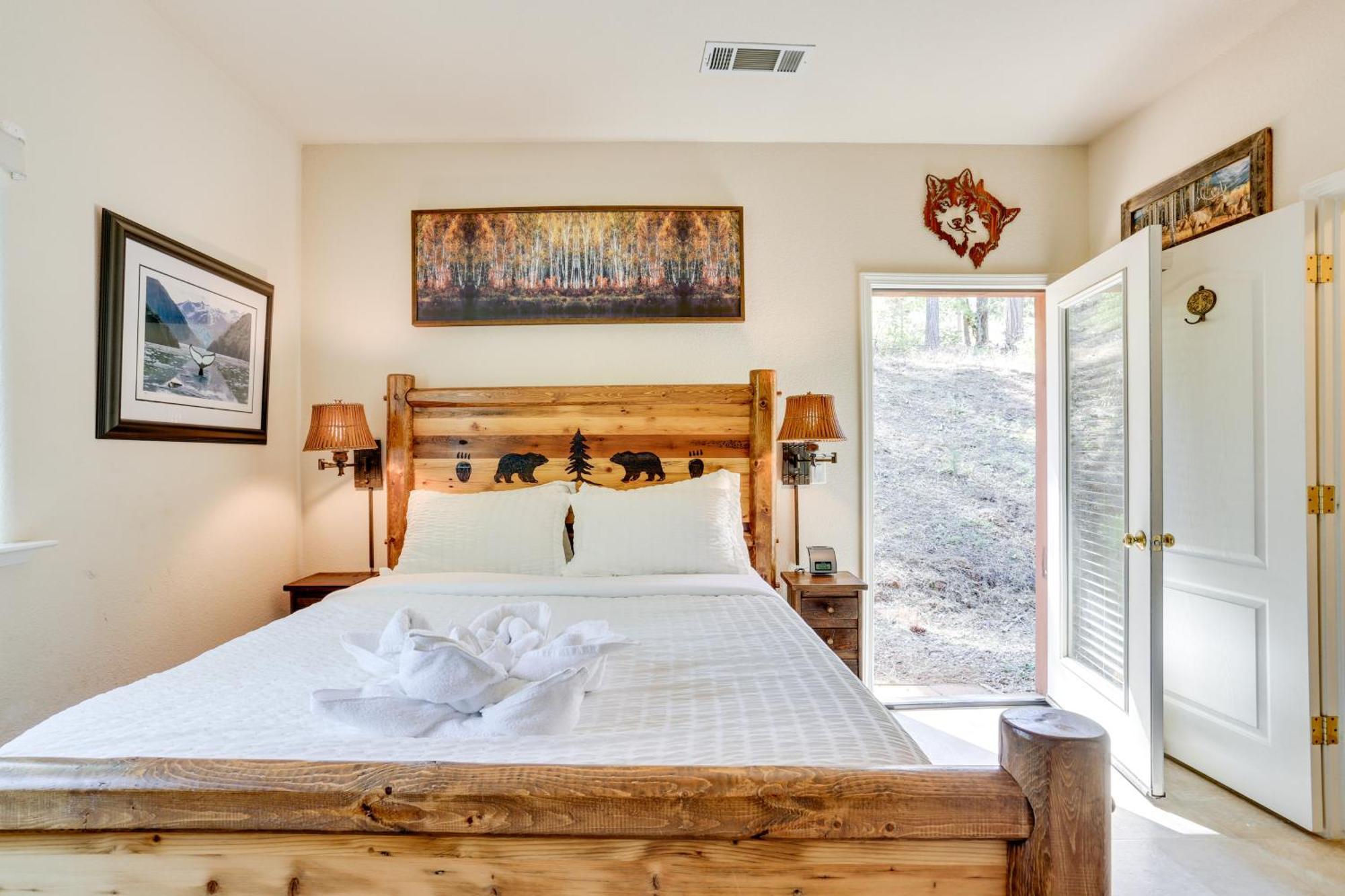Peaceful And Private Mariposa Cabin On 2 Acres! Villa Midpines Bagian luar foto